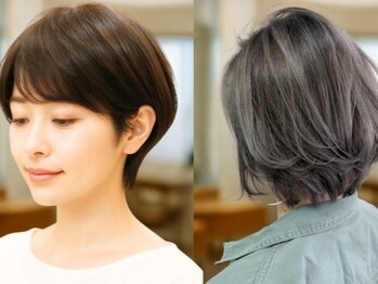 ジプソ 池袋西口(Gypso)の写真/白髪を隠すだけじゃない！自然な仕上がりが嬉しい （エイジングカラー）（白髪ぼかしハイライト）で若見え