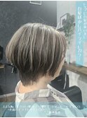 白髪ぼかしハイライトカラー