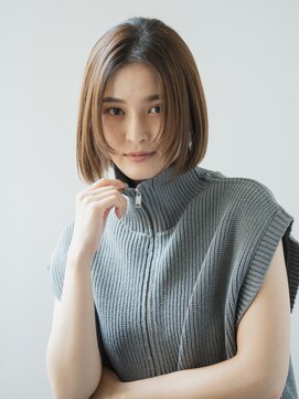 ボブ/ショートボブ/ミニボブ/ナチュラルブラウン/イルミナカラー