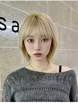 サンドパールス 仙台店(sand PALCE)&nbsp;ミニボブ/レイヤーカット/ショートボブ/ボブ/仙台美容室