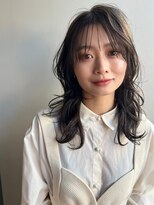 ブラウヘアアンドケア(care) レイヤーのふわふわスタイル