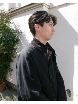 ヒントステーション フォーメンズ(HINTSTATION for Men's) 〈浅草 半個室〉 センターパート/ニュアンス