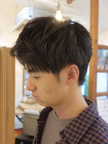 ディッセンバー 伊勢崎(December) メンズ/センターパート/似合わせカット/ニュアンスパーマ