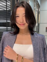 ロンド 銀座(Lond)&nbsp;☆春日☆ニュアンスウルフワンホンレイヤーダークブルーボブ137