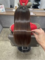 ネウィ 宮崎店(newi)&nbsp;酸性ストレート×艶感ショコラブラウン×髪質改善トリートメント