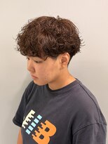 フライ 東通り店(Frei) ブラウンカラーにシャドウパーマ