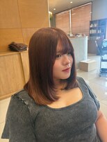 カノエ 防府田島店(canoe)&nbsp;レイヤーカット×ラベンダーグレージュ