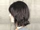 ジャイロヘア(gyro hair)の写真/【アッシュの色味が叶える"外国人風"透明感】話題の『ADDICTHY』や『THROW』で、暗髪でも透けるカラーに♪