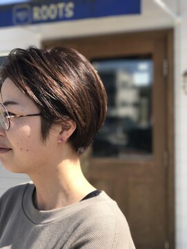 ルーツ(ROOTS hair design) 【ROOTS水戸】　人気急上昇！爽やかショート☆