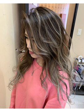 アース 石巻店(HAIR&MAKE EARTH) エアータッチバレイヤージュカラー