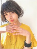 M.SLASH/くせ毛風ショートボブ/シアーカラー/無造作パーマ!