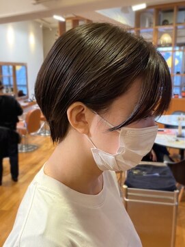 オーガニックマインド 坂戸 鶴ヶ島(organic+mind) 透明感♪20代30代40代髪質改善カラー内巻きショートボブ小顔艶感