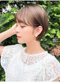 大人ガーリー×前髪/顔周り髪質改善ショート[立川]