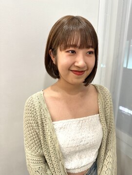 ツイギー 千舟店(TWiGGY) 耳掛けも可愛いぷつっとボブ