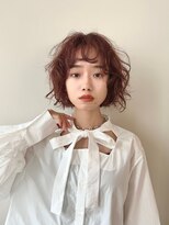 ノーム(norm) ボブ/パーマ/暖色カラー/くるくるパーマ