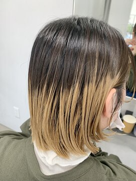 ヘアー アイス 御器所本店(HAIR ICI) 20代30代40代デザインカラーグラデーションブリーチ小顔