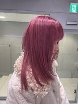 ヴァイス 新宿店(VAICE) 【ダブルカラー】濃いめピンクカラー/ブリーチ２回～◎