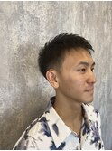 ツーブロックショート