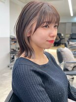 グラフ 日本橋(GRAFF) くびれボブ/イヤリングカラー/ショート/20代30代40代