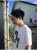 スパイキーショートスパイラルパーマツイストパーマ