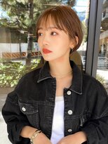 ギークス(GEEKS)&nbsp;【GEEKS渋谷】マッシュショートボブ/マロンベージュ/透明感/小顔