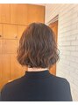 クラップス 綱島店(CLAPS)&nbsp;ボブ×パーマ◎セットも簡単で可愛いです♪［ショート/カラー］