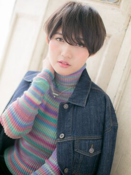 モッズ ヘア 福岡姪浜店(mod's hair) mod's姪浜/グレージュアッシュ小顔補正カット丸みショートi