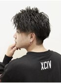 ツイストスパイラルパーマ/ビジネスショート