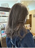 ハイライト×グレージュ
