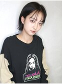 天神【BIRTH】シースルーバング切りっぱなし外ハネボブ 2