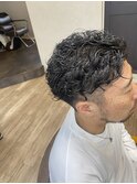 メンズショートパーマ