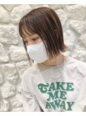 Moana【うるま】外はねボブ#アッシュベージュ20代30代40代