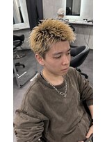 ラベル 渋谷(LAVEL)&nbsp;スパイキーショート/ブロンドカラー