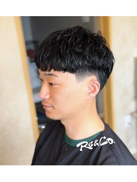 リアンドコー(Re&co) Short perm/taper fade