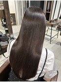 チョコレートブラウン×プレミアム美髪トリートメント
