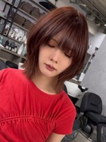 ハーシーバイアポロ 相模大野(HERSHE by apollo)&nbsp;ミディアムヘア/暗めカラー/グランマッシュ/レイヤーカット