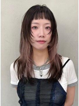 ギークス(GEEKS) 【GEEKS渋谷】ハッシュカット/デザインカラー/小顔/ロングウルフ