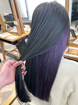 マーレ(MARLE./) バイオレットのインナーカラー
