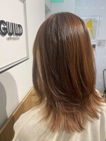 ギルド 東久留米店(GUILD) 柔らかブラウン×軽やかレイヤー