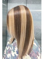 ノラ ウメダ(NORA UMEDA)&nbsp;ミックスカラーブロックカラーケアブリーチデザインカラー