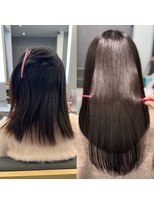 ユニクオン 金沢香林坊(UNIKUON)&nbsp;艶髪　髪質改善　超高濃度水素カラー　シルクストレート