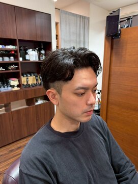 ケースタイル ヘアスタジオ 神保町店(K STYLE HAIR STUDIO) ニュアンスパーマ/メンズパーマ/束感/ツーブロック/理容室