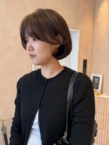 オン キャナルシティ博多前店(on)&nbsp;【晴音】フレンチボブ/チョコレートブラウン/20代