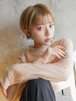 ラフィス ヘアー シーン 調布店(La fith hair scene) 【La fith】ハイトーンショート×シースルーバング