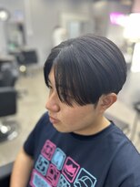 ヴィムヘアー 泡瀬店(VIM hair) ナチュラルストレート×センターパート