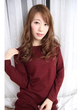 ヘアデザイン ラポール 茨木店(hair design Rapport) うぶバング/ランダムカールな無造作ウェーブ/アッシュグレージュ