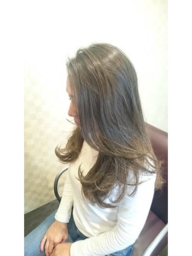 アース 郡山コスモス通り店(HAIR&MAKE EARTH) アッシュバレイヤージュ【EARTH郡山】