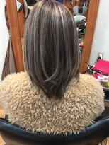 カルフール ロコ 草加西口店(Carrefour LOCO) ホワイティ―メッシュ×スモーキ―クリアベージュ