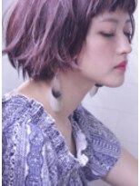 ブークル(boucle)&nbsp;ヨーロピアン外ハネショートボブ