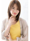大人のさら艶ストレート こなれヘア/ヘルシースタイル